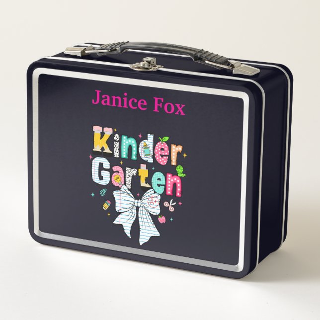 Lonchera Personalizada para Kinder (Anverso)