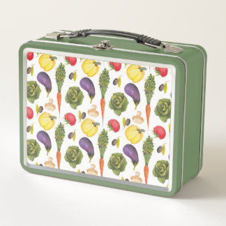 Loncherita de metal con verduras