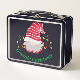 Loncherita de metal Gnomie Navidad
