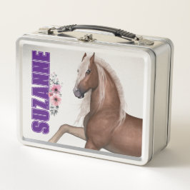 Loncherita de metal personalizada para amante de l