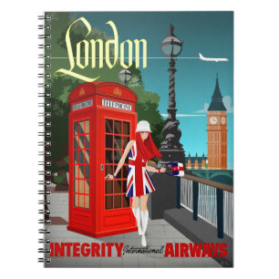 London Calling cuaderno pequeño