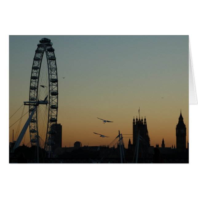 Londres al atardecer (Anverso (Horizontal))