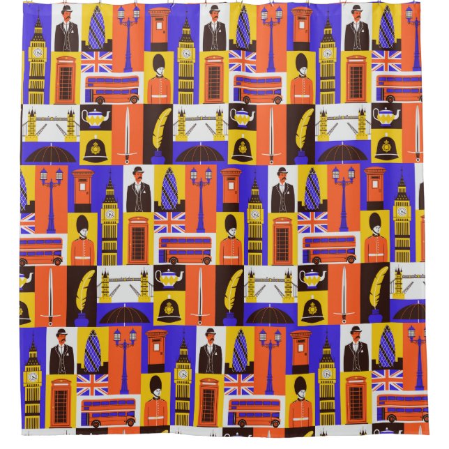 Londres, Inglaterra Cortina de Ducha (Anverso)