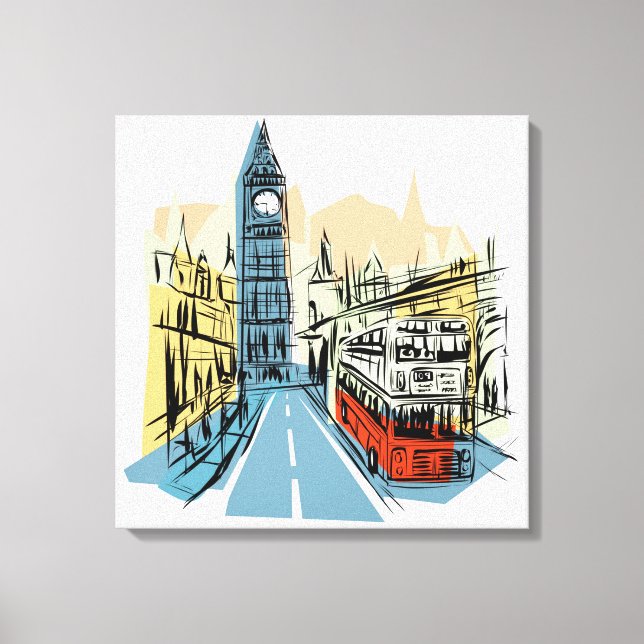 Londres Inglaterra lienzo de pared de paisajes de  (Anverso)