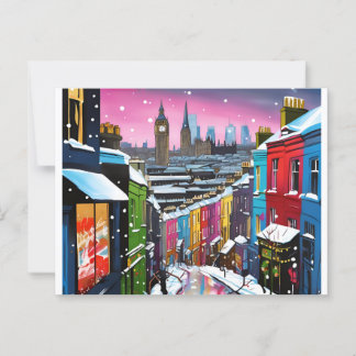 Londres, invierno - Tarjeta de Navidades 005