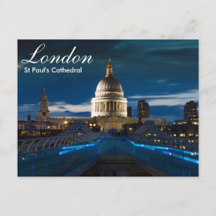 Londres - postal de la Catedral de San Pablo