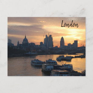 Londres - Postal Sunrise River Thames
