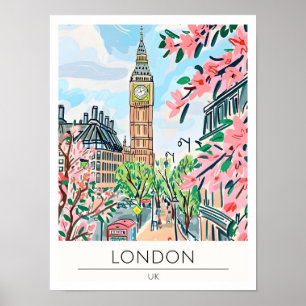 Londres Reino Unido Arte Ilustración Viaje