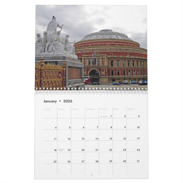 Londres Reino Unido, calendario 2010 (Jan 2026)