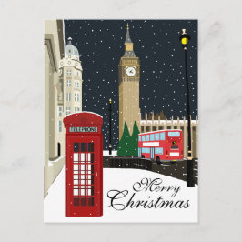 Londres: Tarjeta postal de feriado para Navidades