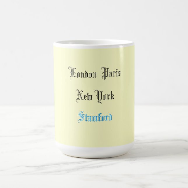 "Londres taza de café de París Nueva York" (Centro)