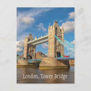 Londres, Tower Bridge, postal de fotografía