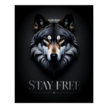 Lone Wolf Design - Poster libre