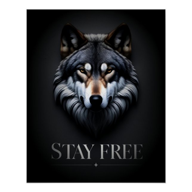 Lone Wolf Design - Poster libre (Anverso)