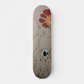 Lonely Garden Skateboard Original Art 70 Retro