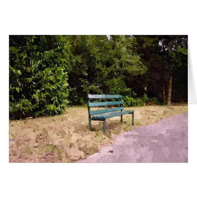 Lonely Park Bench (Anverso (Horizontal))