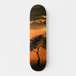 Lonely Tree Sunbeams Skateboard - Sunrise