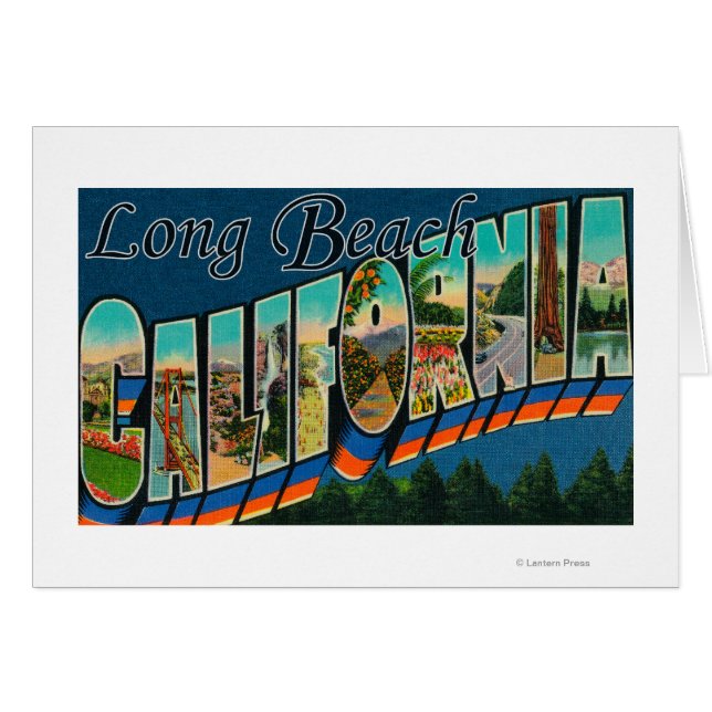 Long Beach, California - Escenas de letras grandes (Anverso (Horizontal))