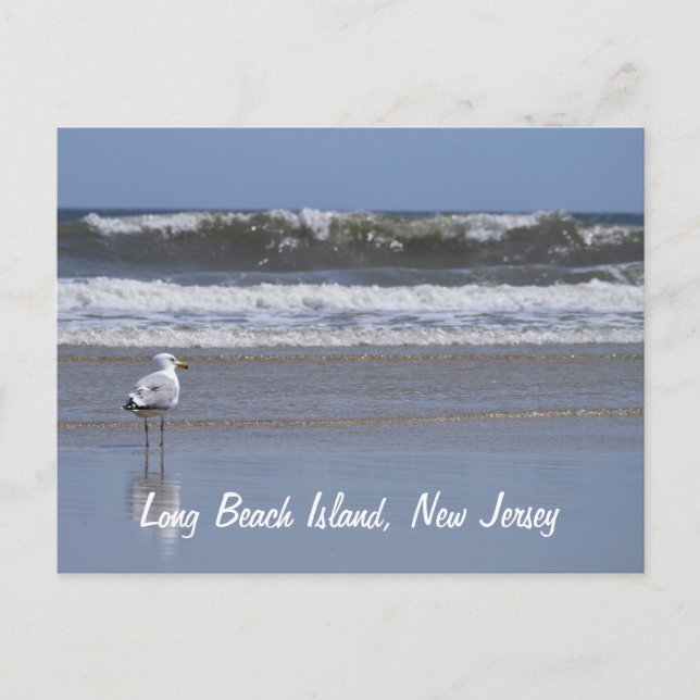Long Beach Island, postal NJ (Anverso)