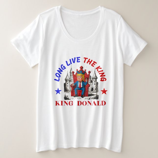 LONG LIVE THE KING: DONALD TRUMP (Anverso del diseño)