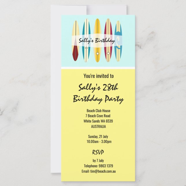 Longboard de vintage (Anverso)