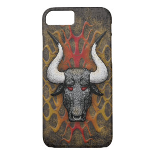 Longhorn Diablo iPhone 7 Funda apenas ahí