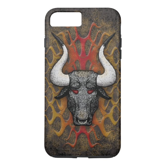 Longhorn Diablo iPhone 7 Plus, Funda duro (Reverso)