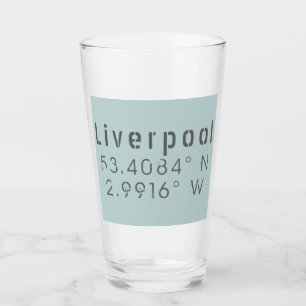 Longitud de latitud del Liverpool