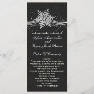 longitud de los programas de boda Black Silver Sno