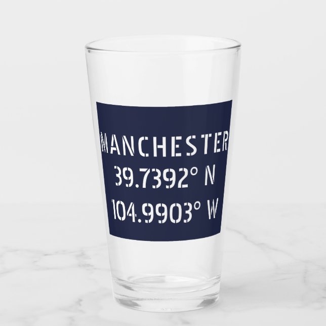 Longitud del Manchester Latitude (Anverso)