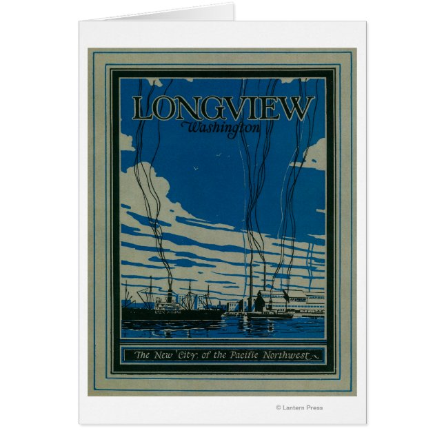 Longview, Poster de Publicidad de Washington (Frente)