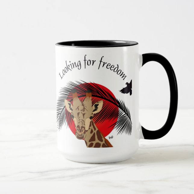 Looking for freedom taza (Derecha)