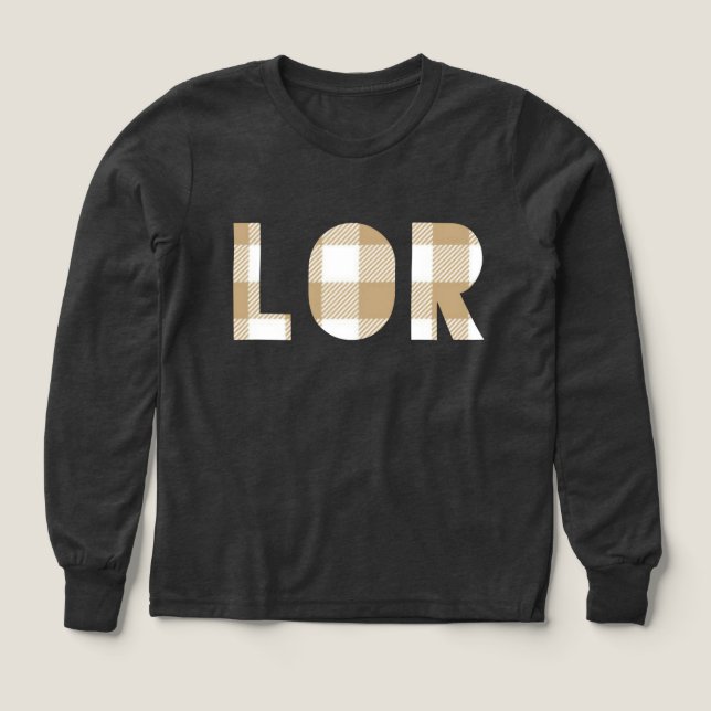 Lor Hmong Apellido Familia Pintada Camisas Coincid (Diseño frontal)