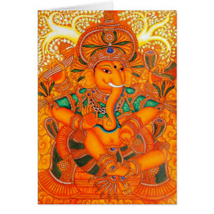 Lord Ganesha Hermoso Bella Artes Floral