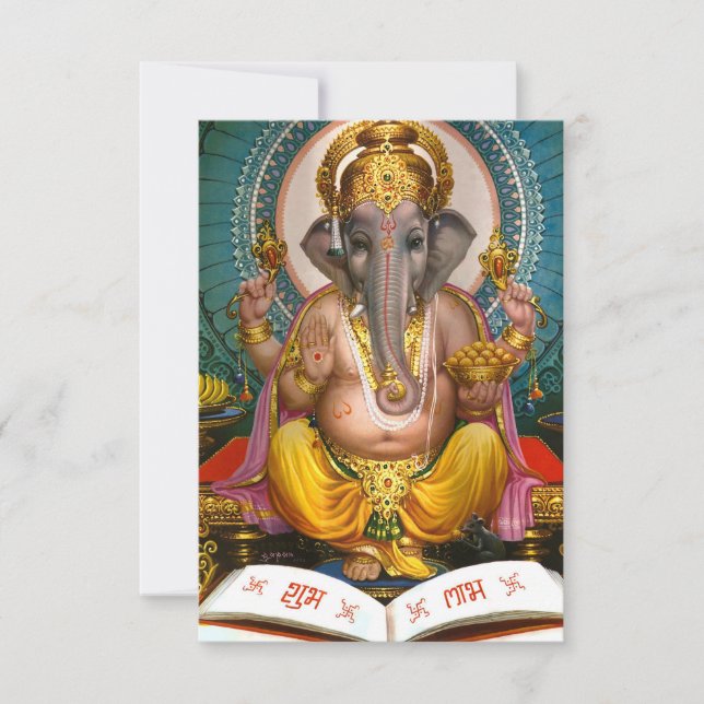 Lord Ganesha Hindu Yoga Spiritual (Anverso)