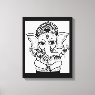LORD GANESHA PINTURA IMPRESIÓN ACRÍLICA