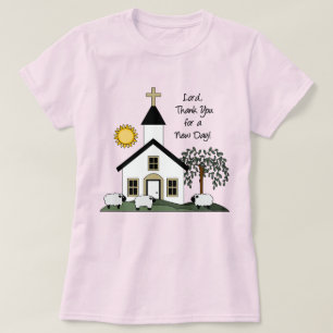 Lord Gracias por un nuevo día de camisetas de muje