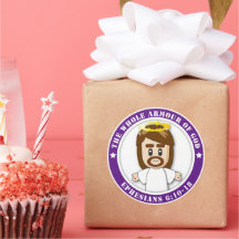 LORD JESUS Round Pegatinas