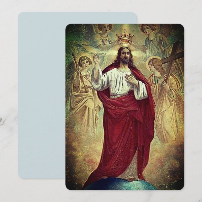 Lord Jesus - Tarjeta de saludo (Anverso / Reverso)