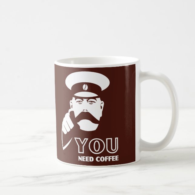 Lord Kitchener Necesitas La Copa De Café Mug (Derecha)