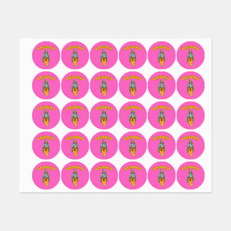 Lord Krishna Pequeños Pegatinas