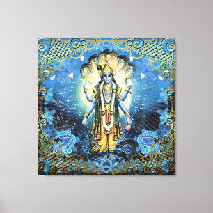 Lord Vishnu - Lienzo envuelto