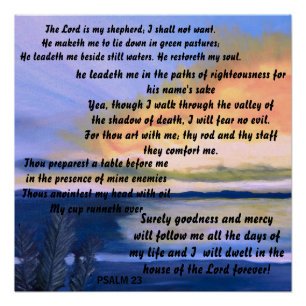 LORDS PRAYER Glossy Poster