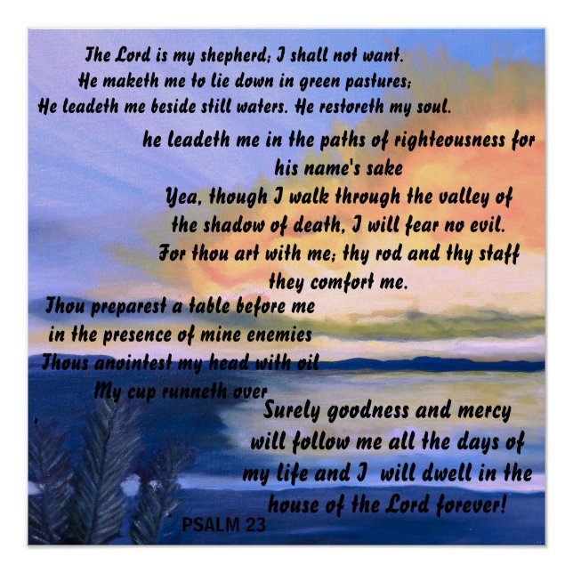 LORDS PRAYER Glossy Poster (Anverso)