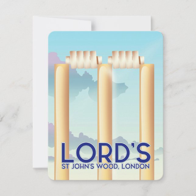 Lord's St John's Wood, Londres (Anverso)