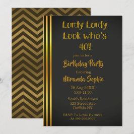 Lordy Lordy mira quién invita a cumplir 40 años