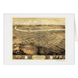 Lorenzo, mapa panorámico de KS - 1869