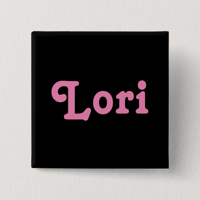 Lori de botón (Anverso)