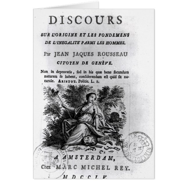 'l'Origine y les Fondements de Discours (Frente)