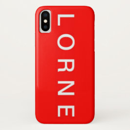 Lorne IPhone X funda